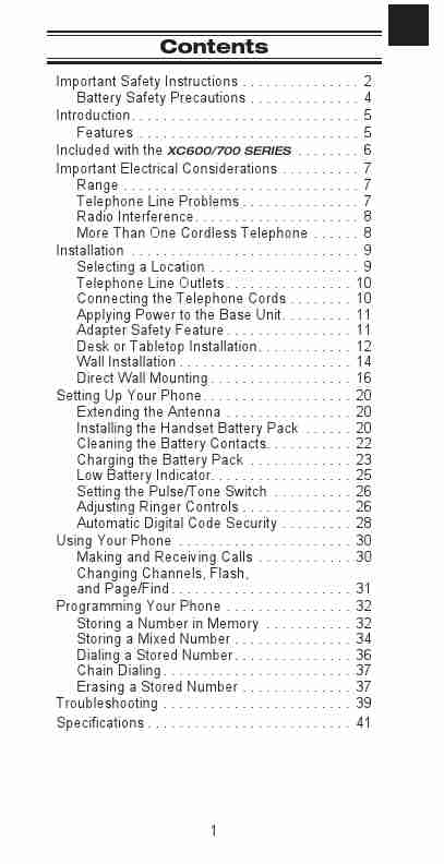 Uniden Cordless Telephone XC600700-page_pdf
